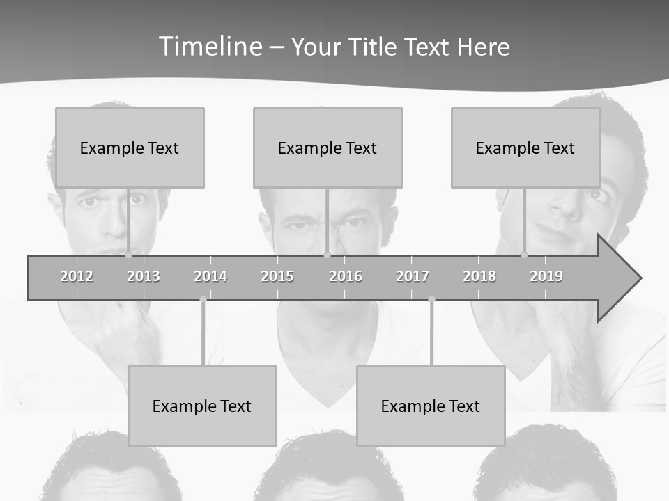 Different Isolated Sad PowerPoint Template