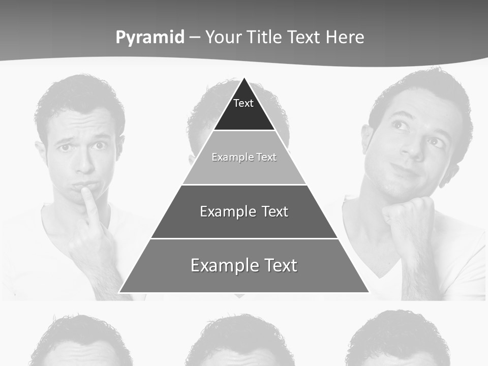 Different Isolated Sad PowerPoint Template