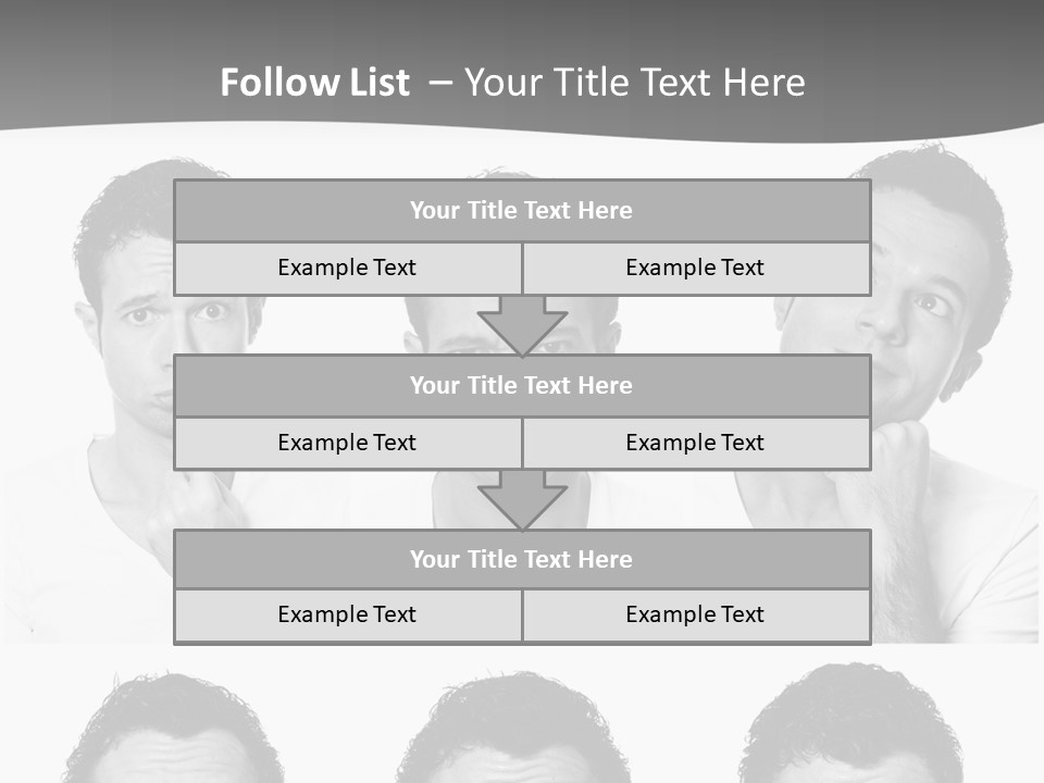 Different Isolated Sad PowerPoint Template