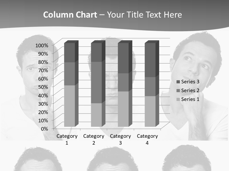 Different Isolated Sad PowerPoint Template