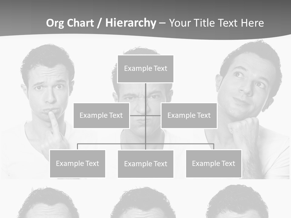 Different Isolated Sad PowerPoint Template