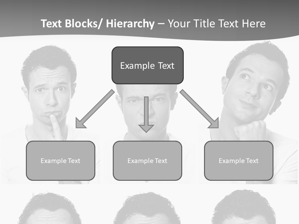 Different Isolated Sad PowerPoint Template