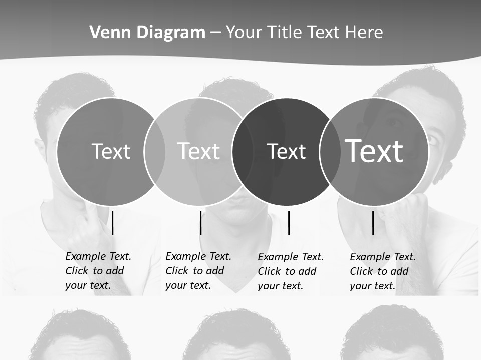 Different Isolated Sad PowerPoint Template