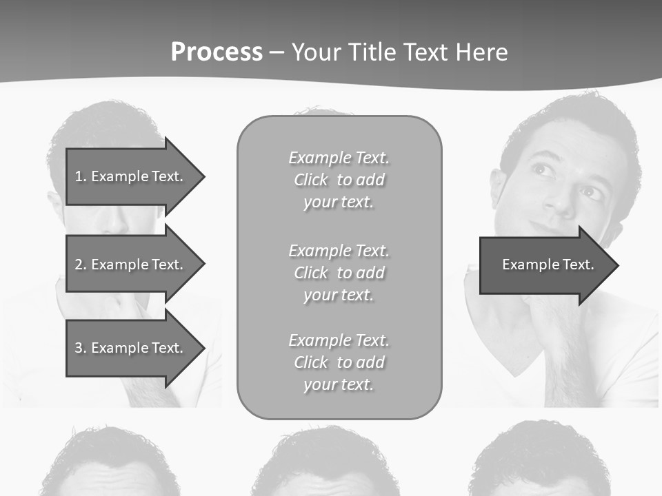 Different Isolated Sad PowerPoint Template