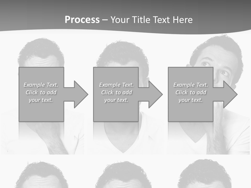 Different Isolated Sad PowerPoint Template