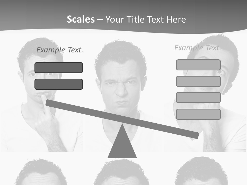 Different Isolated Sad PowerPoint Template