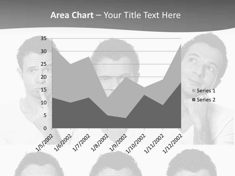 Different Isolated Sad PowerPoint Template