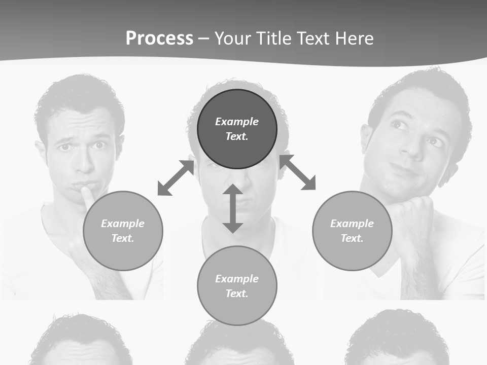Different Isolated Sad PowerPoint Template