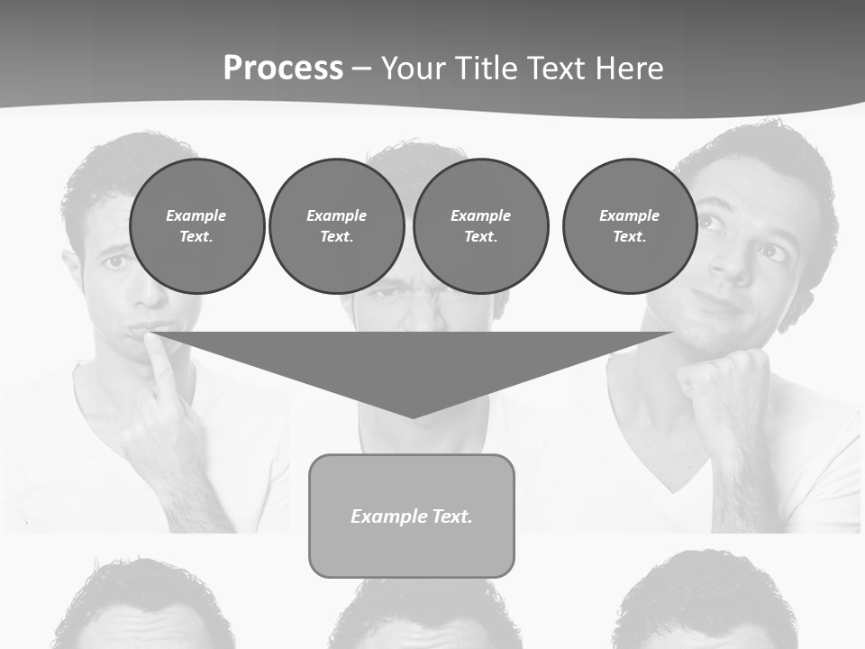 Different Isolated Sad PowerPoint Template