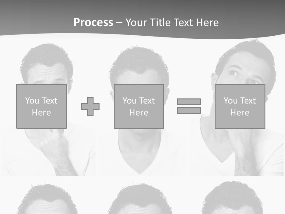 Different Isolated Sad PowerPoint Template