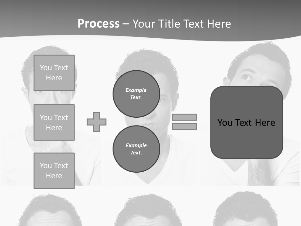 Different Isolated Sad PowerPoint Template