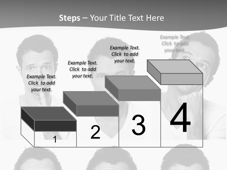 Different Isolated Sad PowerPoint Template