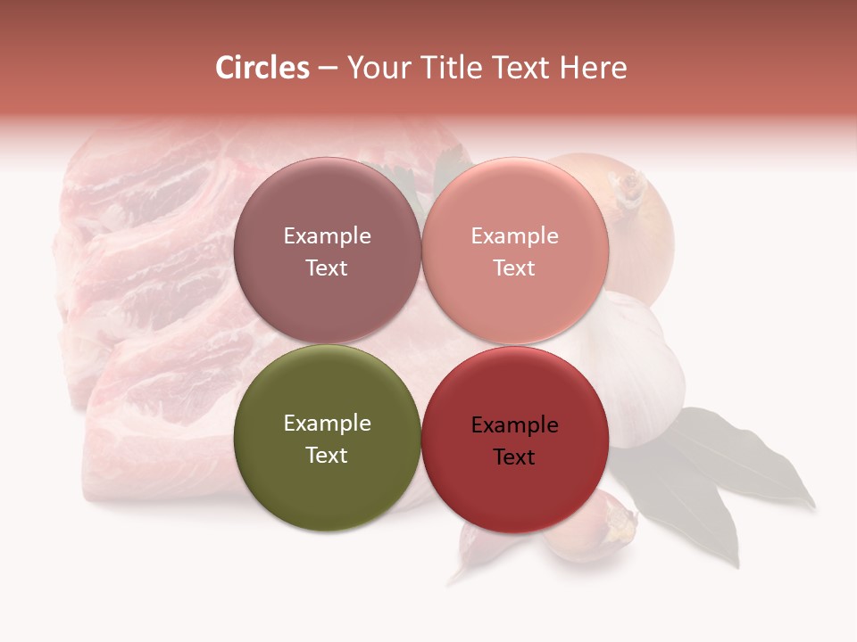 White Preparation Butchery PowerPoint Template
