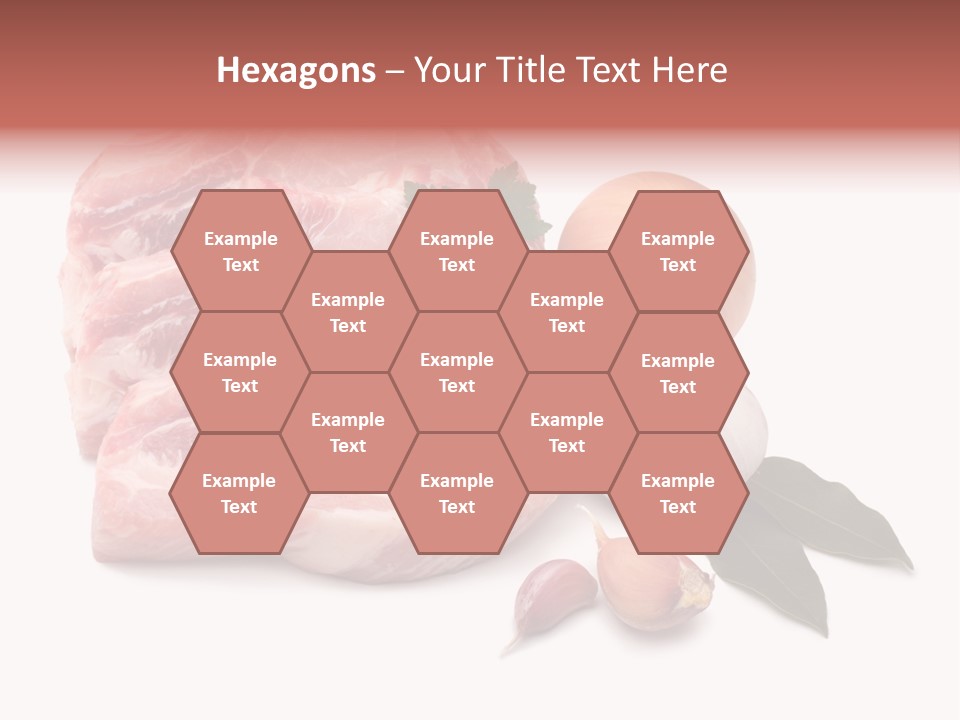 White Preparation Butchery PowerPoint Template