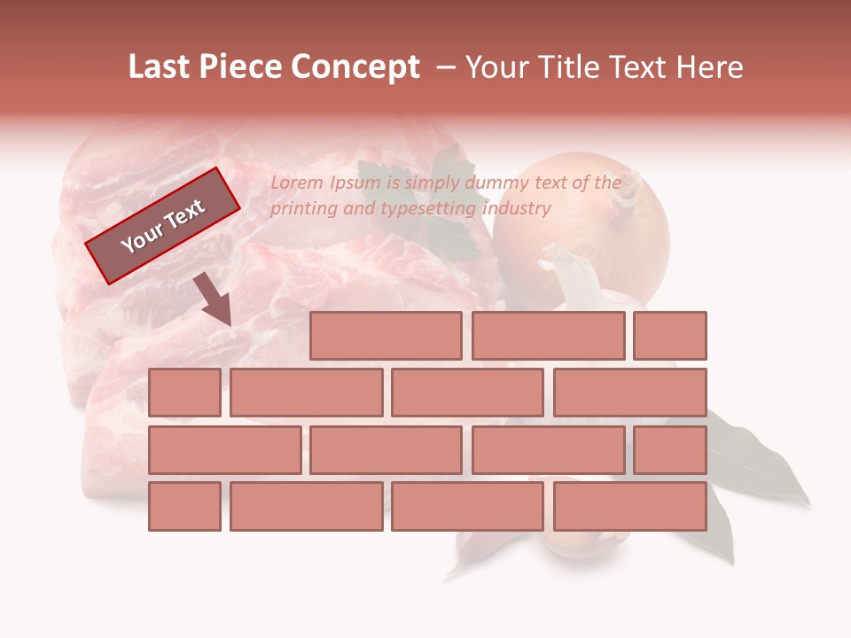 White Preparation Butchery PowerPoint Template