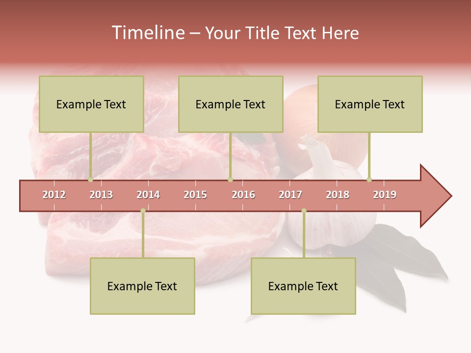 White Preparation Butchery PowerPoint Template