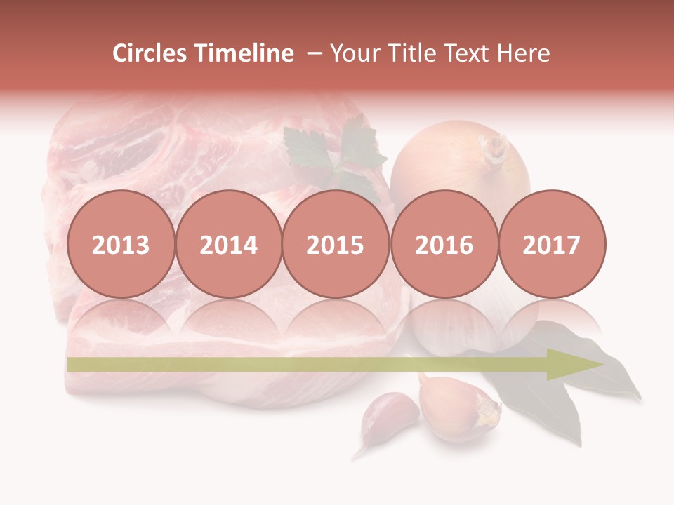 White Preparation Butchery PowerPoint Template