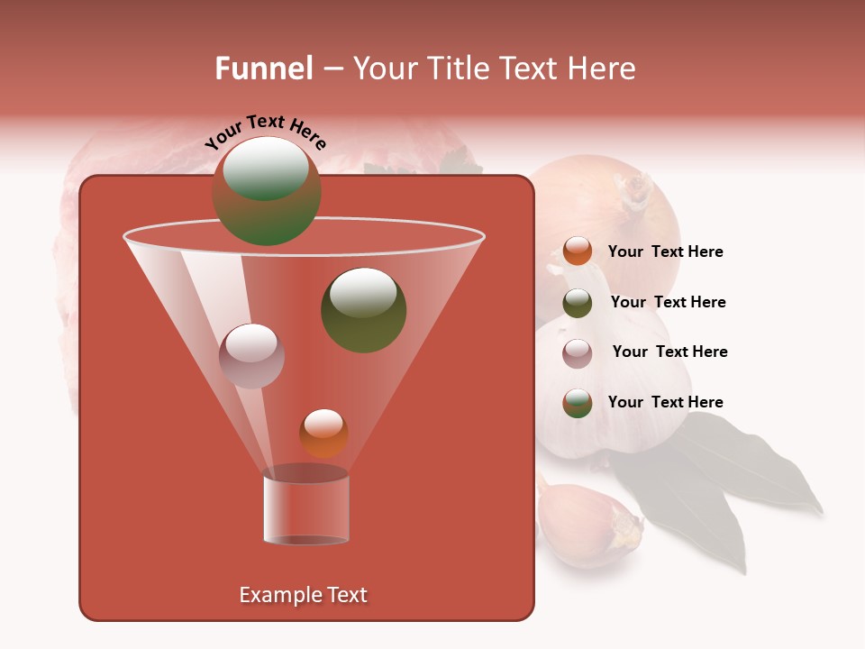 White Preparation Butchery PowerPoint Template