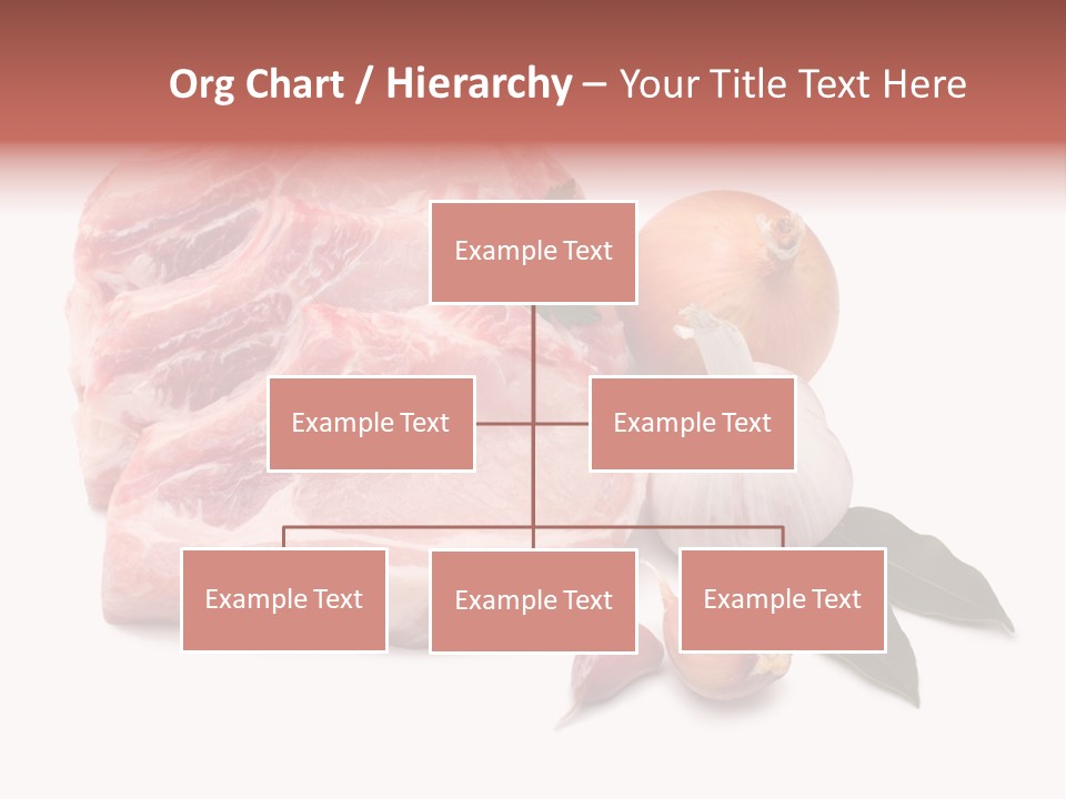 White Preparation Butchery PowerPoint Template