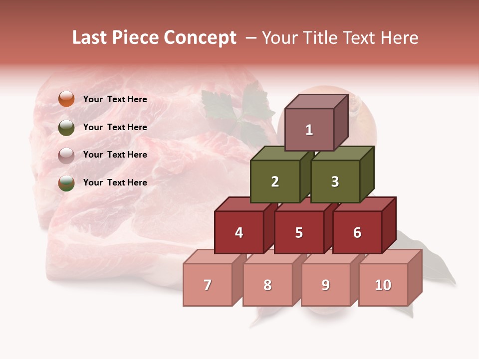 White Preparation Butchery PowerPoint Template