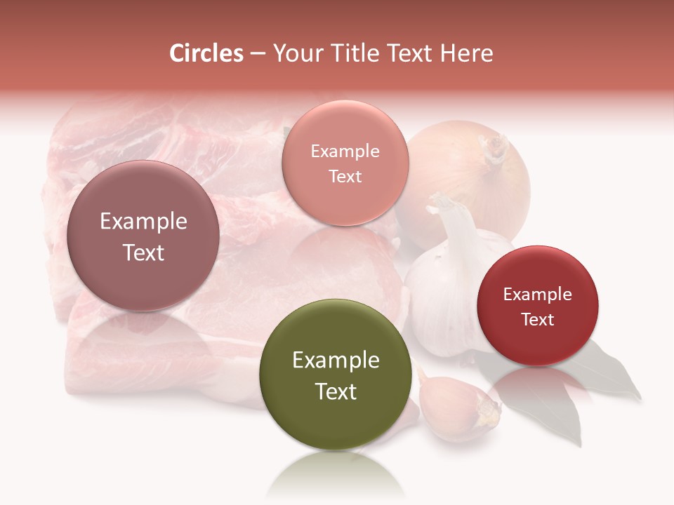 White Preparation Butchery PowerPoint Template
