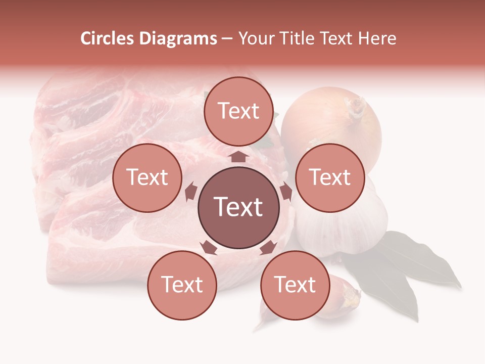 White Preparation Butchery PowerPoint Template