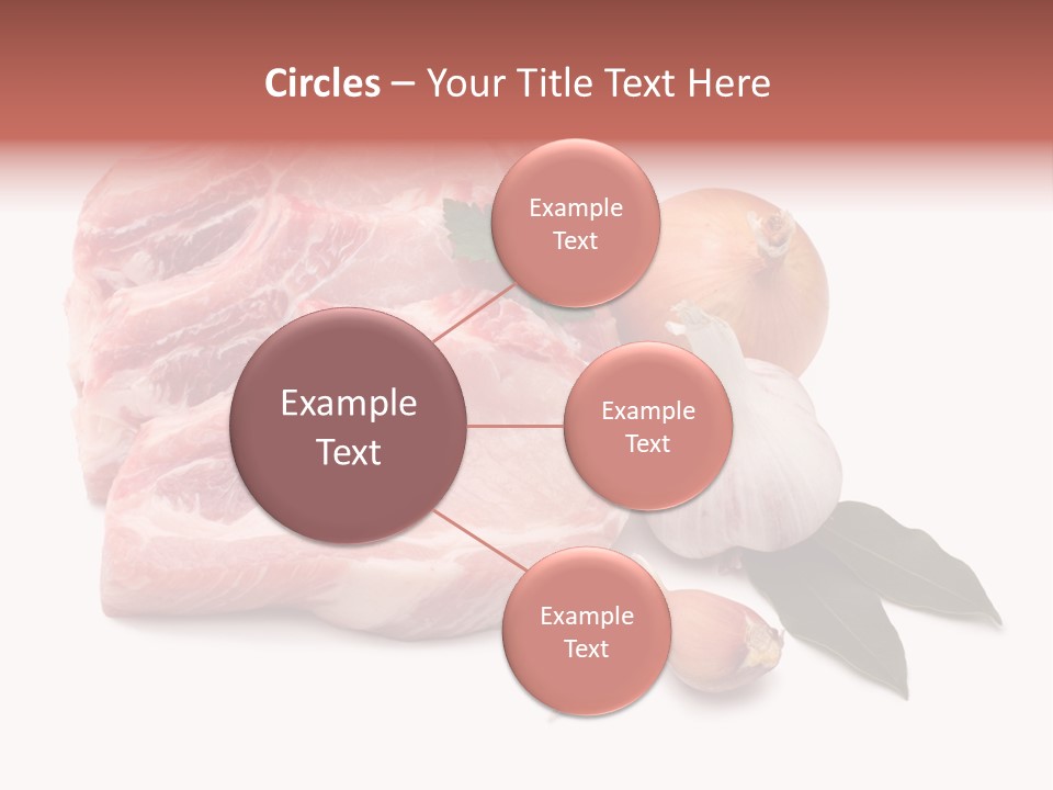 White Preparation Butchery PowerPoint Template