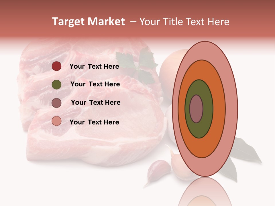 White Preparation Butchery PowerPoint Template