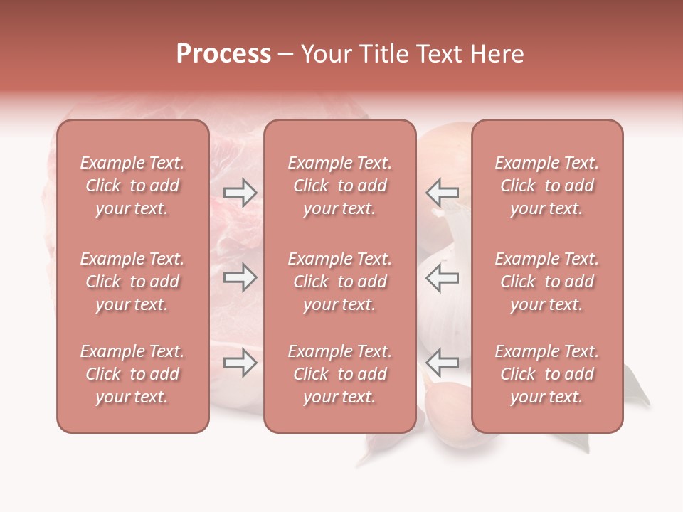 White Preparation Butchery PowerPoint Template