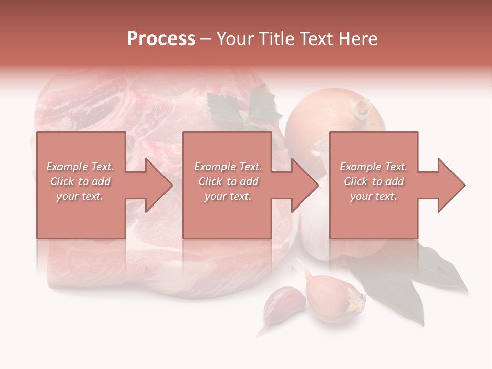 White Preparation Butchery PowerPoint Template