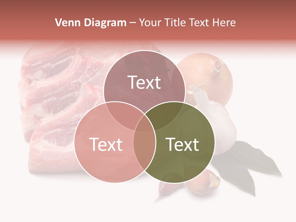 White Preparation Butchery PowerPoint Template
