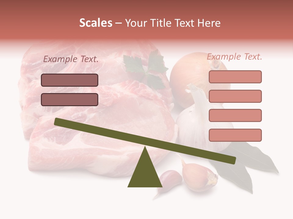 White Preparation Butchery PowerPoint Template