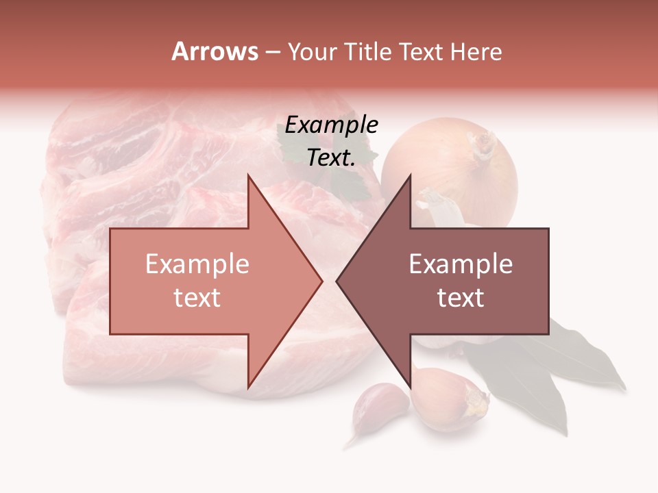White Preparation Butchery PowerPoint Template