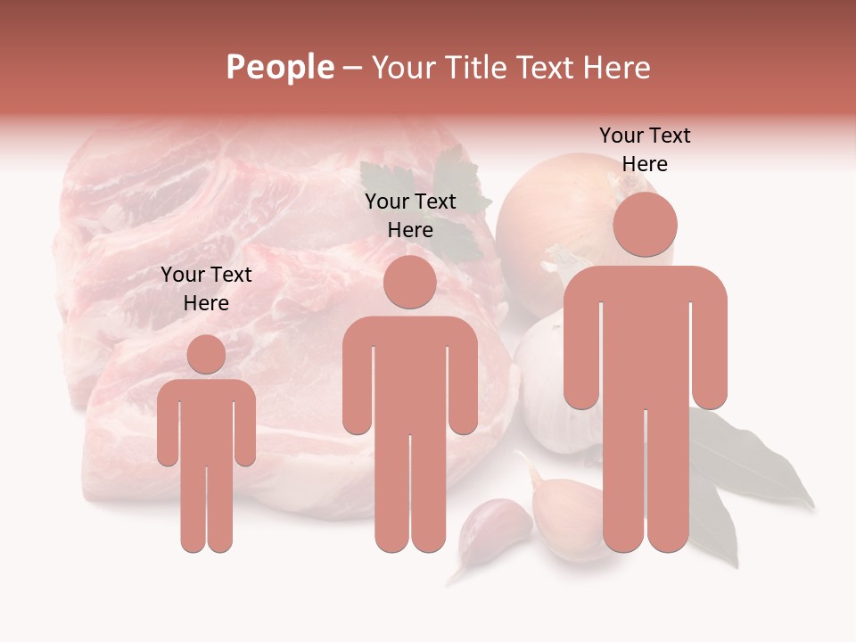 White Preparation Butchery PowerPoint Template