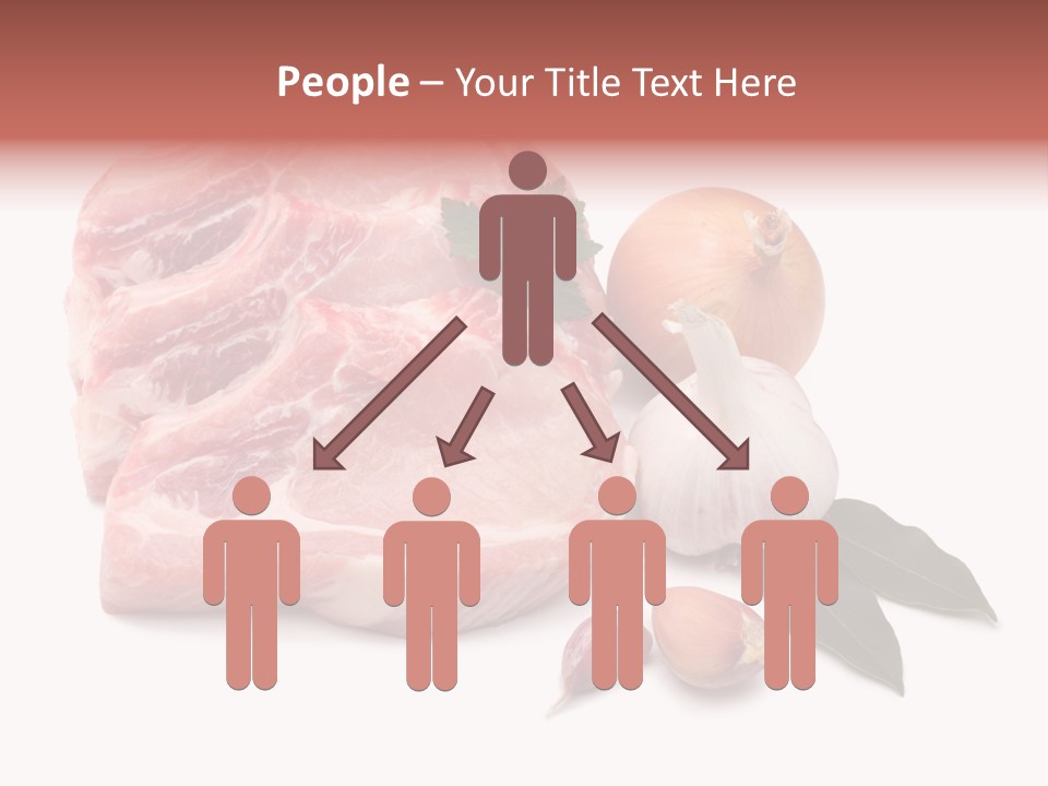 White Preparation Butchery PowerPoint Template