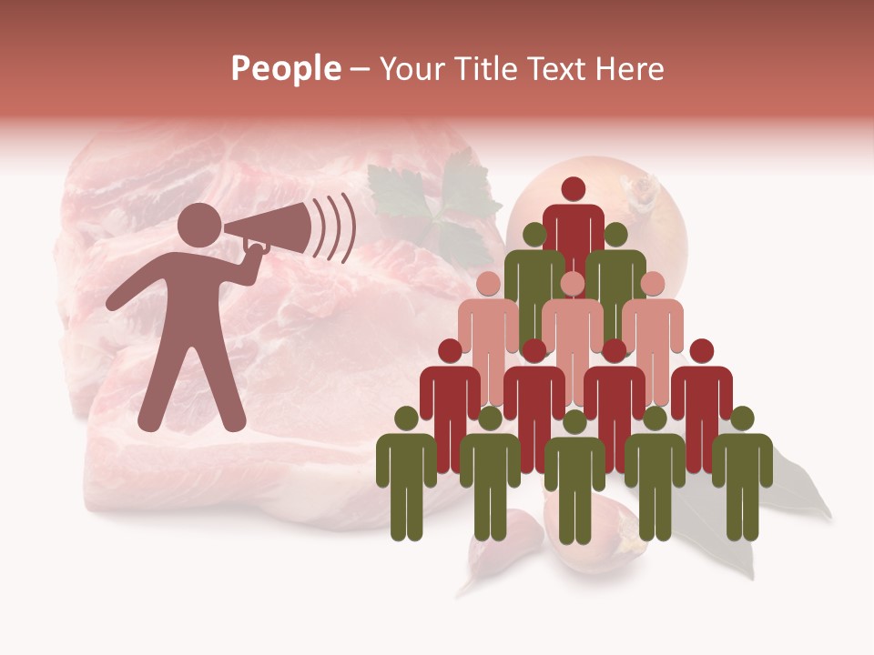 White Preparation Butchery PowerPoint Template