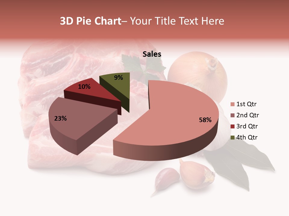 White Preparation Butchery PowerPoint Template