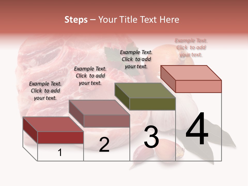White Preparation Butchery PowerPoint Template