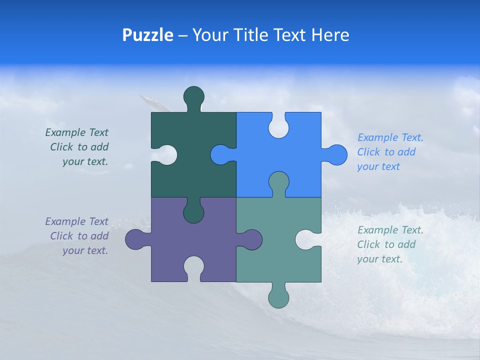 Summer Ocean View Vibrant PowerPoint Template