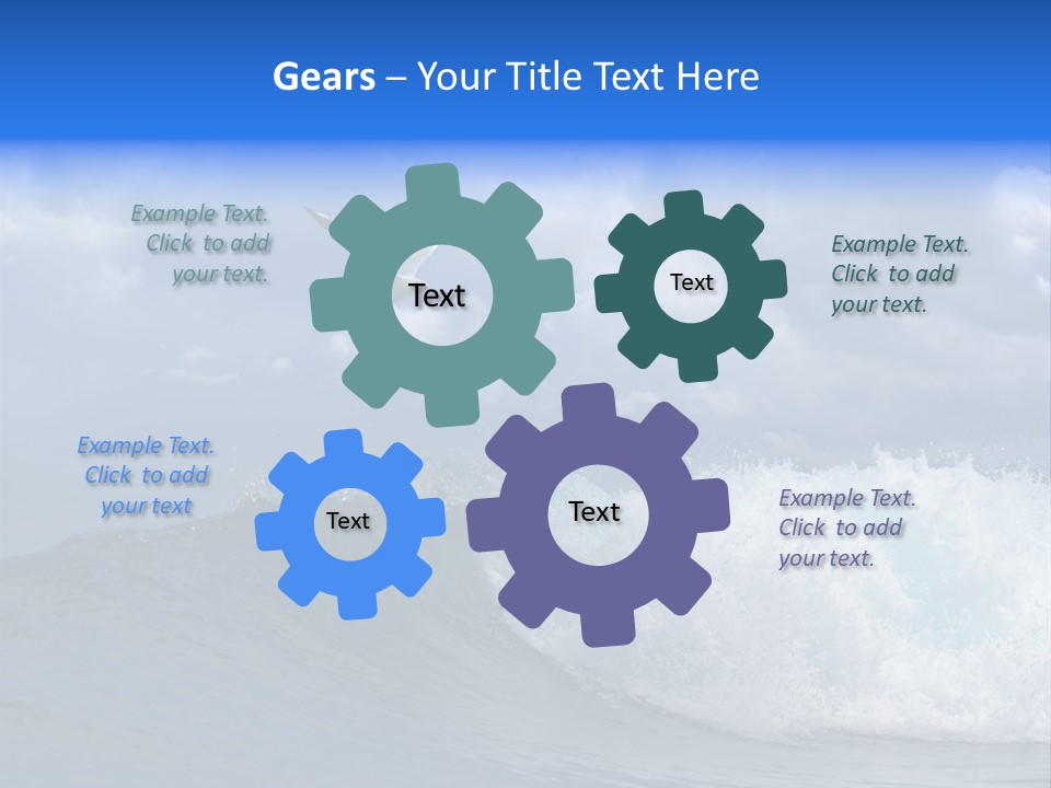 Summer Ocean View Vibrant PowerPoint Template