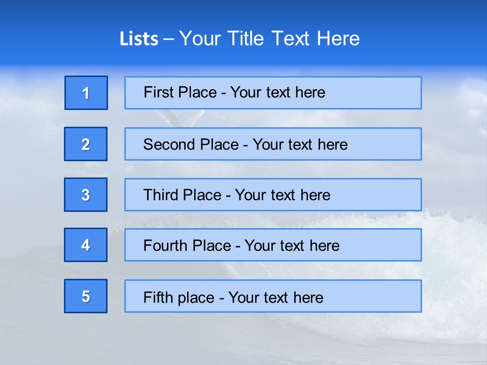 Summer Ocean View Vibrant PowerPoint Template