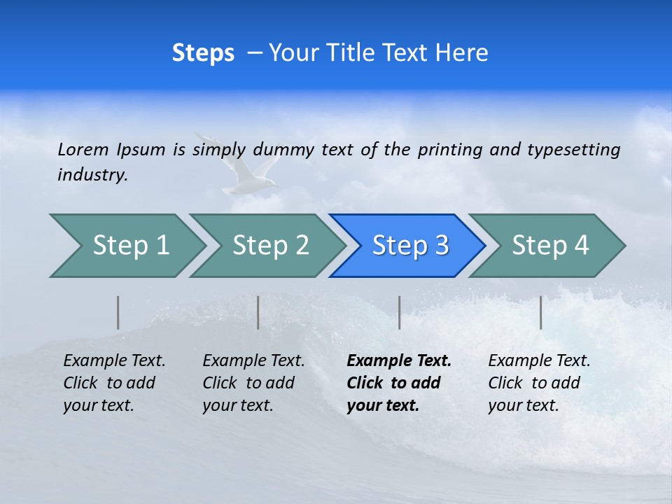 Summer Ocean View Vibrant PowerPoint Template