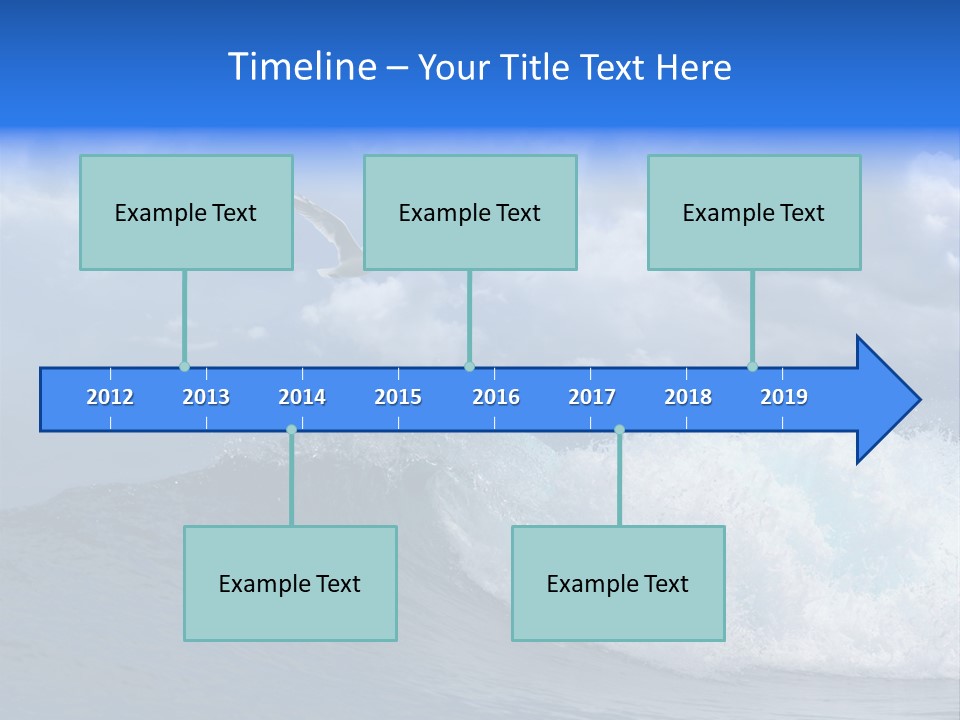 Summer Ocean View Vibrant PowerPoint Template