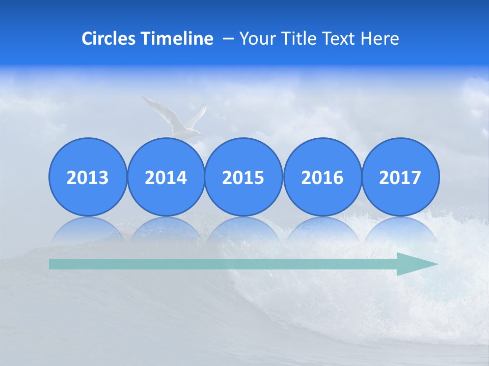 Summer Ocean View Vibrant PowerPoint Template
