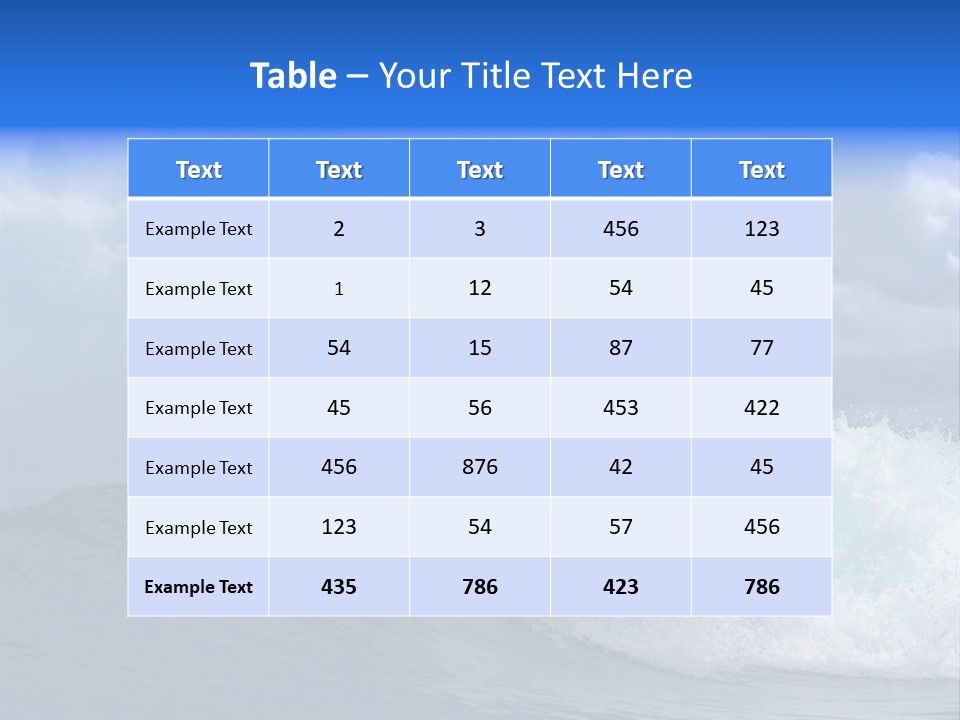 Summer Ocean View Vibrant PowerPoint Template