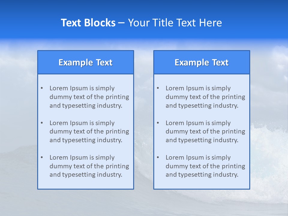 Summer Ocean View Vibrant PowerPoint Template