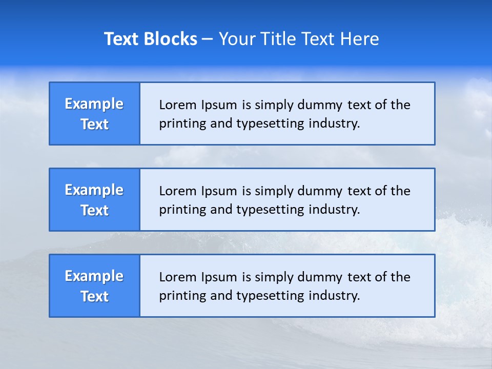 Summer Ocean View Vibrant PowerPoint Template