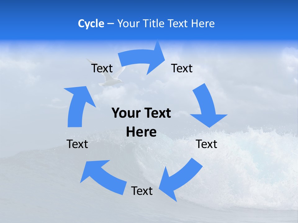 Summer Ocean View Vibrant PowerPoint Template