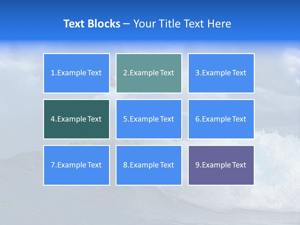 Summer Ocean View Vibrant PowerPoint Template