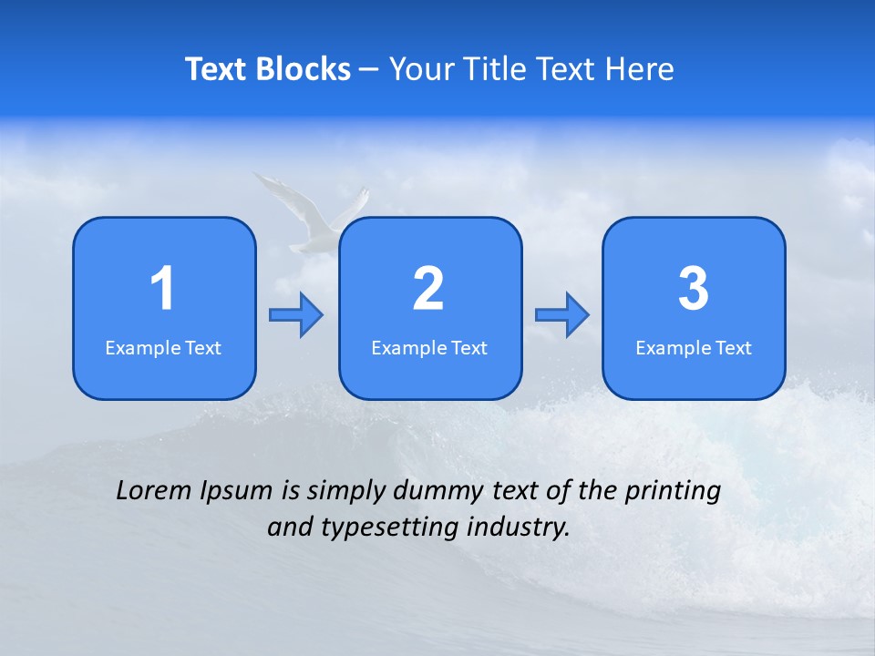 Summer Ocean View Vibrant PowerPoint Template